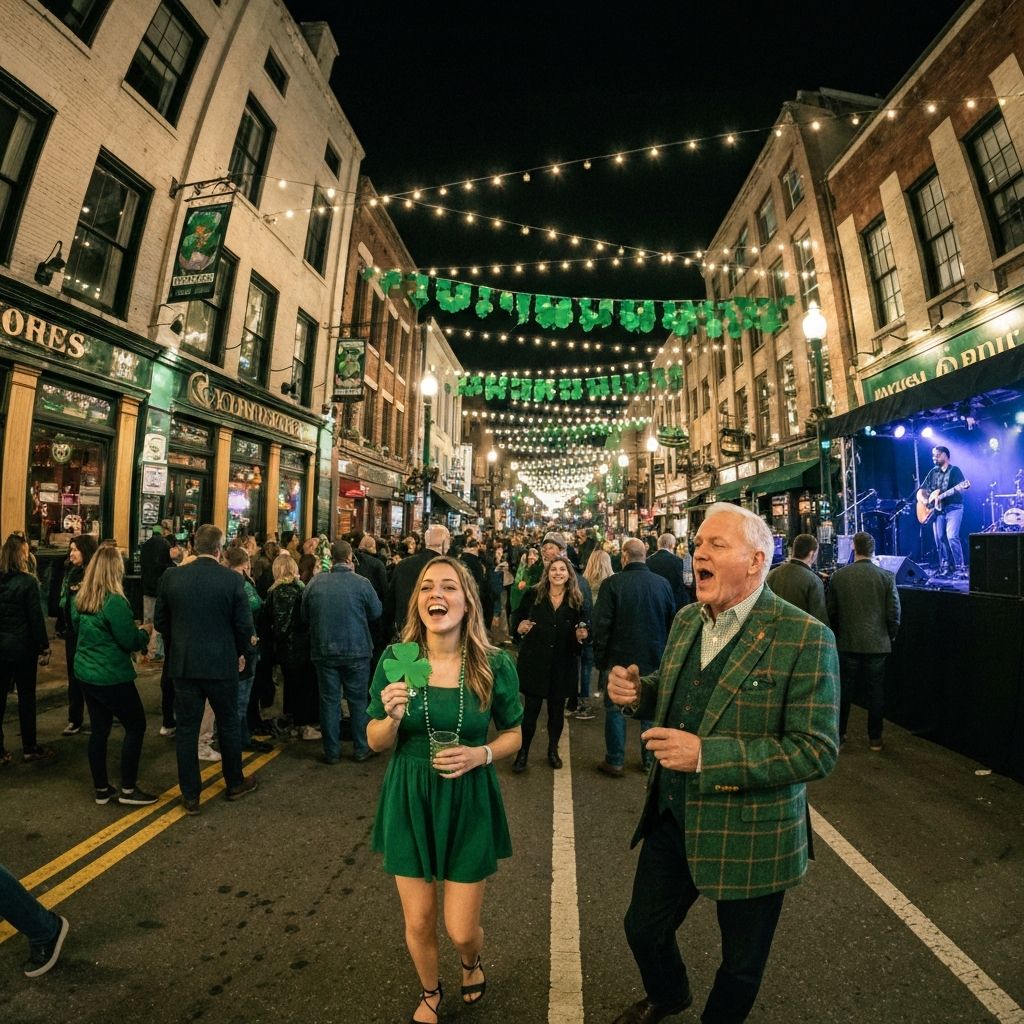 Flanagan's St. Patrick's Day Festival crowd